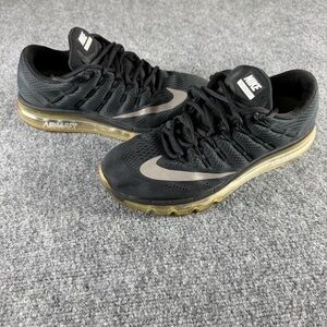 Nike Air Max 2016 Triple Black Reflective Silver 806771-001 Men’s Size 9 Running
